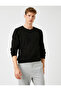 Black Basic Sweater - 2