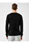 Black Basic Sweater - 4