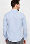 Slim Fit Long Sleeve Cotton Easy-Iron Men's Blue Shirt - 4