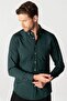 Slim Fit Long Sleeve Buttoned Collar Cotton Easy-Iron Striped Men's Shirt - 2