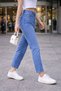 Women's High Waist Soho Boyfriend Jean C599-Baby-Blue - 6