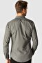 Slim Fit Long Sleeve Buttoned Collar Cotton Easy-Iron Striped Men's Shirt - 4