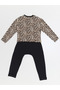 Wow Leopard Girl's T-shirt Pants Set - 4
