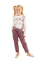 Giraffe Girl's T-shirt Velvet Trousers Set