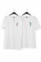 Couple's Exclusive Fire and Water Printed Oversize T-Shirt - 5
