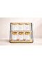 12-Piece Vacuum Bamboo Lid Spice Jar Set with 2-Tier Stand 250-300 ml 12-Piece Label Gift