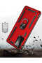 Galaxy A72 Compatible Tank Case with Colorful Ring Stand - 6
