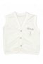 Baby Girl Butterfly Embroidered Buttoned Seasonal Combed Cotton Vest - 5