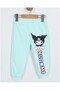 Girl's Summer Kuromi Printed Summer Short Sleeve 100% Cotton Nightwear Pajama Set - 6