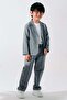 Boy's Linen Jacket Summer Thin 3 Pieces Stylish 2-3-4-5-6-7-8-9-10 Years Old Holiday Suit - 6