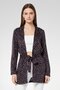 Women Regular Fit Allover Print Casual Blazer, Multicolor