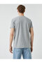 Slim Fit Textured T-Shirt - 4
