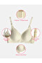 Woman # Izbırakmaz Seamless Invisible Bra Without Underwire Laser Cut Removable Padded Ghost Bra Ecru - 2278 - 6