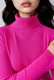 سترة MY FASHION ذات ياقة عالية ونسيج محبب - 5