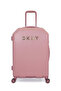 Allure Hardside Luggage on Wheels | Ultra Lightweight ABS Spinner Wheels | Color Dark Rose