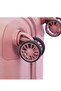 Allure Hardside Luggage on Wheels | Ultra Lightweight ABS Spinner Wheels | Color Dark Rose - 4