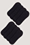 10 Pairs Unisex Cotton Plain Pattern Anti-Sweat Ballerina Socks - 4