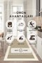 Digital Print Washable Non-Slip Sole Living Room Rug Kitchen Rug Runner Rug - 3