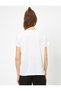 Standard Fit Crew Neck T-Shirt with Sequin Detail - 4