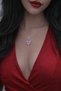 4-Leaf Lucky Clover Women's Necklace - Stainless Steel Women's Steel Necklace with Zircon Stone - 3