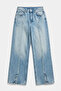 Women's Denim Color 4s6-32 Super Baggy Fit Hem Detailed Special Design Denim Jeans - 5