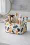 Tropical Patterned Folding Storage Basket – In-Closet Organizer for Laundry, Toys, and Cosmetics - 3