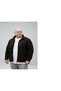 Men's Plus Size Black Anti-Pilling Fleece Coat Stylish Design Non-Pilling Fleece