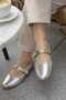 Daily Women's Ballerinas Adjustable Buckle Lightweight Comfortable Shoes - 3