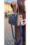 Original Women's Navy Blue Hand and Shoulder Bag - 4
