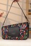 Multi-Colored Leather Bag, Double Compartment - 40414, 100% Genuine Leather, Shoulder Strap - 7