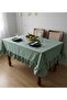 مفرش طاولة منقوش بتصميم كشكش - 3