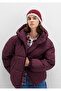 Water Repellent K Hooded Claret Red Inflatable Jacket 1110199-70434 - 4