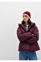 Water Repellent K Hooded Claret Red Inflatable Jacket 1110199-70434 - 3