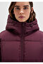 Water Repellent K Hooded Claret Red Inflatable Jacket 1110199-70434 - 7