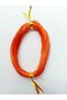 1 mm 20 Meters Orange Orange Color Waxed Cord Horsehair Leather Sewing Necklace Jewelry Design Bracelet Beading Cord - 6