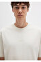 Logo Ecru Basic T-Shirt Relaxed Fit / Comfortable Cut 0613093-70134 - 5