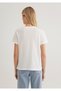 Floral Printed Ecru T-Shirt Semi Slim Fit / Semi Slim Fit 1612956-70057 - 5