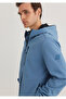 Hooded Blue Jacket Slim Fit / Slim Fit 0110351 -70744