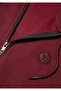 Hooded Zippered Claret Red Basic Sweatshirt 066979-70426 - 7