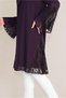 Tuly Trumpet Sleeve Chiffon Tunic 40537 - 4