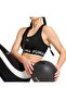 526962-01 4 Keeps Strong Bra-Mid Sports Bustier Supported Women's Crop Top Black - 3