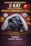 غطاء محرك دراجة نارية من القماش القطني Kuba Chia 125 cc - متوافق مع الحقيبة الخلفية