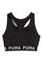 526962-01 4 Keeps Strong Bra-Mid Sports Bustier Supported Women's Crop Top Black - 2