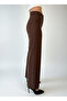 Brown High Waist Wide Leg Palazzo Pants - 3