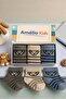 3-Piece Newborn Baby Teddy Bear Patterned/Winter/Boxed/Towel Socks - 3