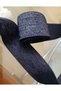 Black Glitter Rubber 3 cm Leg Waist Ornament Rubber 1 Pack 3 Meters - 5