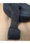 Black Glitter Rubber 3 cm Leg Waist Ornament Rubber 1 Pack 3 Meters - 4