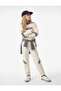 Cotton Mesh Detailed Raised Jogger Sweatpants - 2