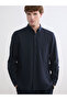 Giyçık Store Den Navy Blue Regular Fit Long Sleeve Men's Lumberjack Shirt
