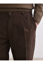 Standard Fit Linen Look Men's Trousers - 5